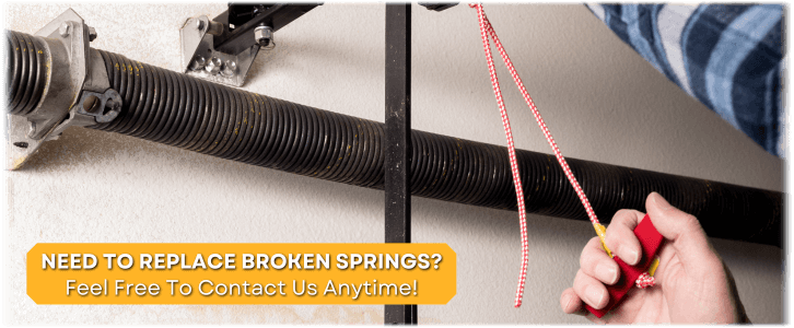 Broken Garage Door Spring Riverside OH